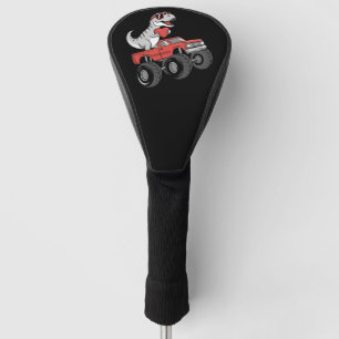 Couvre-club De Golf Camion Monstre de la Saint-Valentin T Rex Dinosaur