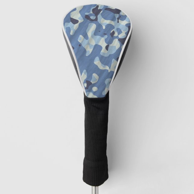 Couvre-club De Golf Camo bleu (Devant)