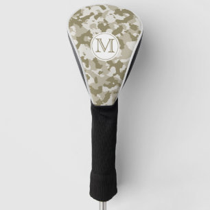 Couvre-club De Golf Camo vert Camouflage Motif Monogramme