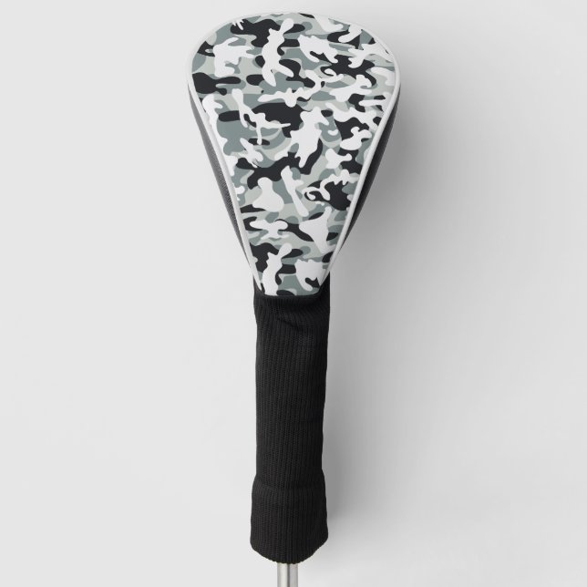 Couvre-club De Golf Camouflage de poussière de neige (Devant)
