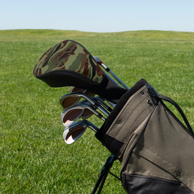 Couvre-club De Golf Camouflage Full Pattern Mix (In Situ)