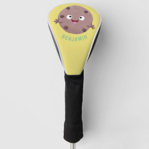 Couvre-club De Golf Caricature de biscuit à puce en chocolat