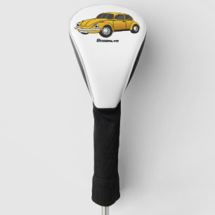 Couvre-club De Golf Caricature de voiture classique