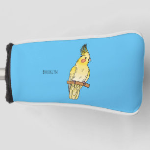Couvre-club De Golf Caricature pour oiseaux Cockatiel