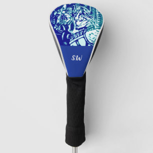 Couvre-club De Golf Carnival Horse Blues