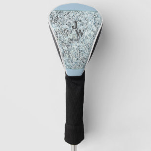 Couvre-club De Golf Carré incrusté en granit