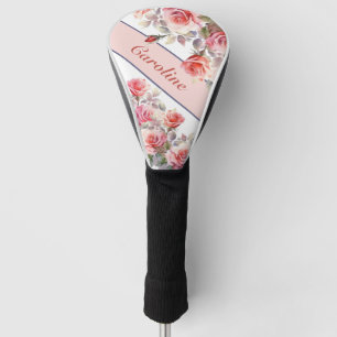 Couvre-club De Golf Cascade rose personnalisée Dame