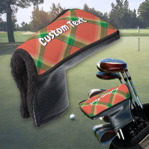 Couvre-club De Golf Cascade Tartan Golf Head Couverture