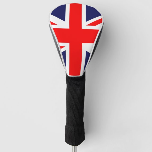 Couvre-club De Golf Casquette de tête de golf du drapeau britannique (Devant)