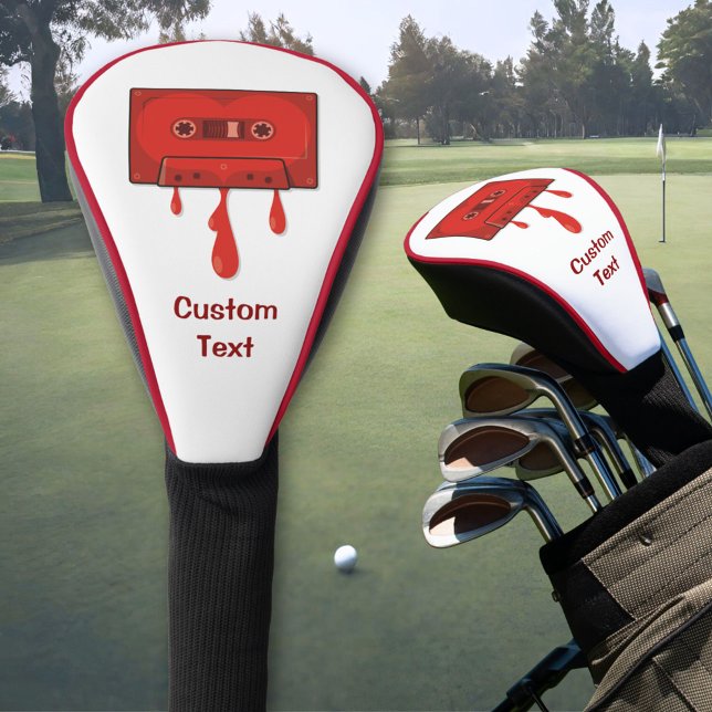Couvre-club De Golf Cassette du Coeur Rouge (Créateur téléchargé)