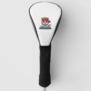 Couvre-club De Golf Cat Jouer Piano Design pour la musique et les Amou