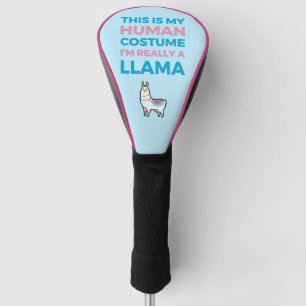 Couvre-club De Golf C'Est Mon Costume Humain - Llama Edition I
