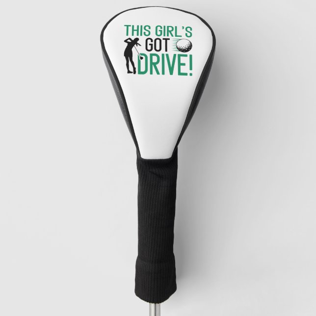 Couvre-club De Golf Cette fille a une voiture (Devant)