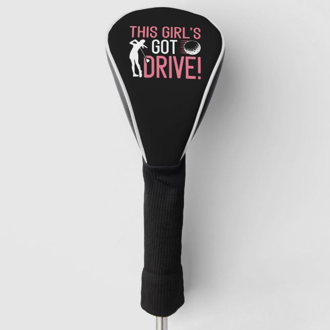 Couvre-club De Golf Cette fille a une voiture (Devant)