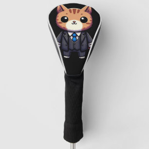 Couvre-club De Golf Charming Chat Boss