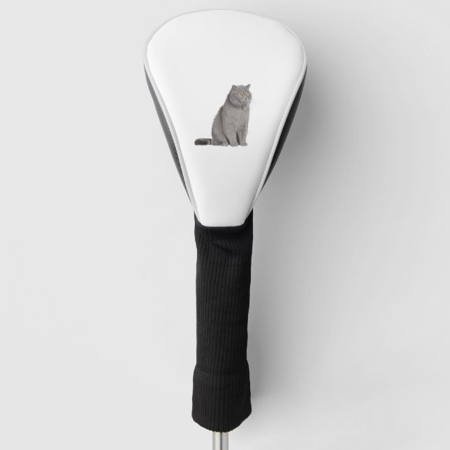 Couvre-club De Golf Chat Shorthair (Devant)