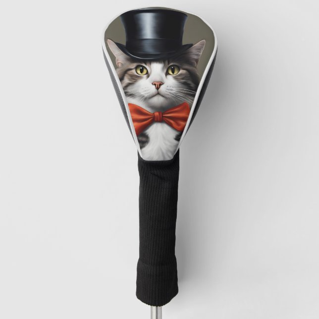 Couvre-club De Golf Chat victorien (Devant)