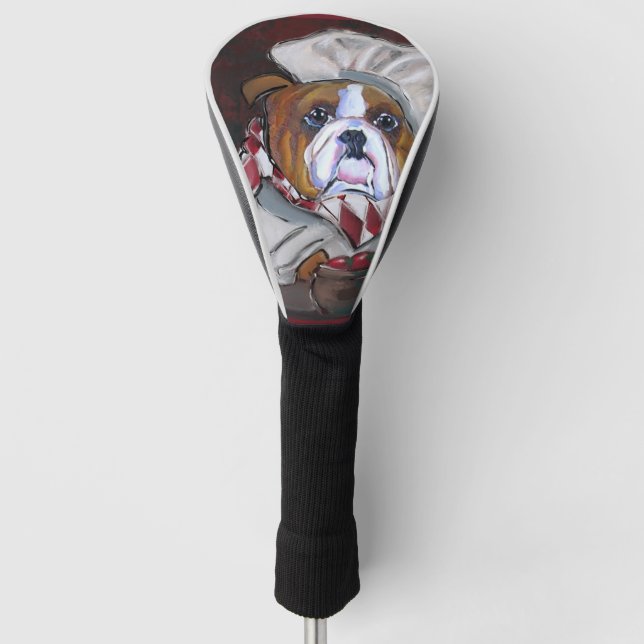 Couvre-club De Golf Chef Bulldog (Devant)