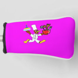 Couvre-club De Golf Chef Ducky Kazoo Pink Magenta