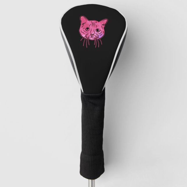 Couvre-club De Golf Chemise couleur Munchkin Cat (Devant)