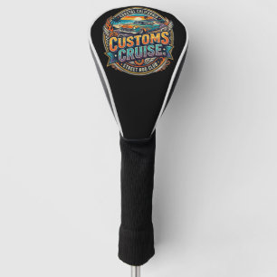 Couvre-club De Golf Chemise graphique de voyage vintage - Croisière do
