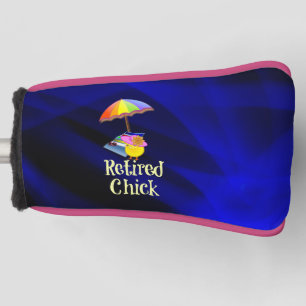 Couvre-club De Golf Chick à la retraite, conception arrière - plan a