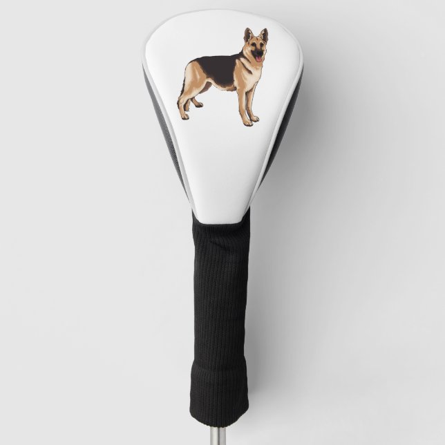 Couvre-club De Golf Chien berger allemand (Devant)