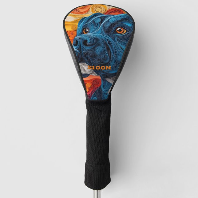 Couvre-club De Golf Chien de boîte (Devant)
