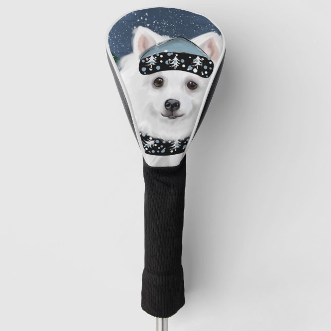 Couvre-club De Golf Chien esquimau américain  (Devant)