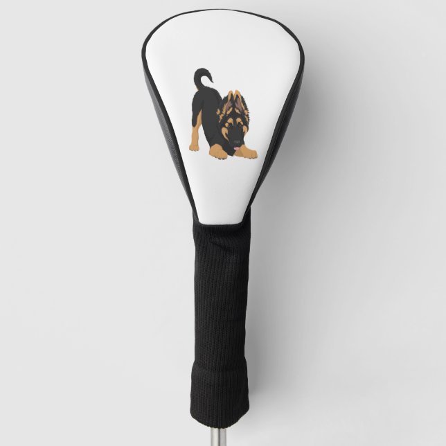 Couvre-club De Golf Chiot berger allemand (Devant)