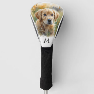 Couvre-club De Golf Chiot Golden Retriever