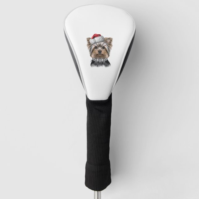 Couvre-club De Golf Christmas Yorkie (Devant)