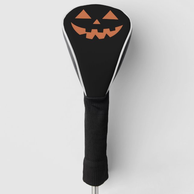Couvre-club De Golf Citrouille d'Halloween Jack O'Géant (Devant)