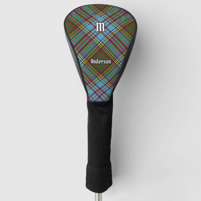 Couvre-club De Golf Clan Anderson Tartan Tartan (Devant)