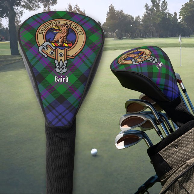 Couvre-club De Golf Clan Baird Crest sur Tartan (Créateur téléchargé)