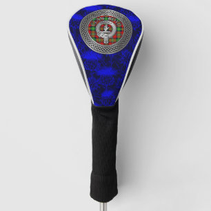 Couvre-club De Golf Clan Boyd Crest & Tartan Knot