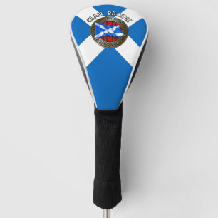 Couvre-club De Golf Clan Brodie Tartan Knot & Drapeau