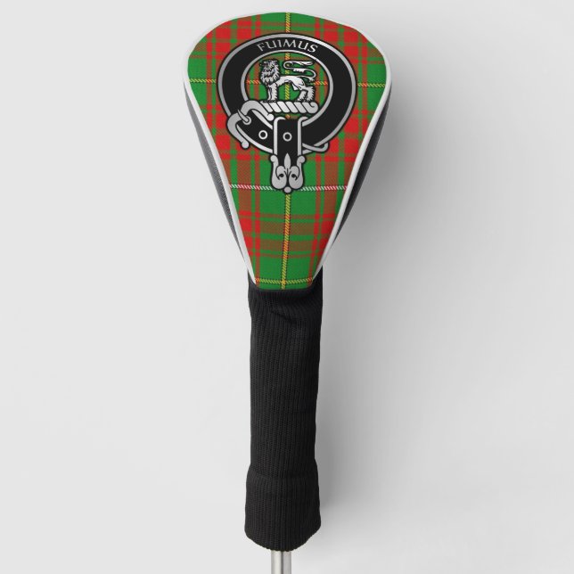 Couvre-club De Golf Clan Bruce Crest & Hunter Tartan (Devant)