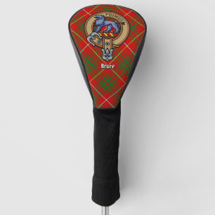 Couvre-club De Golf Clan Bruce Crest sur Tartan
