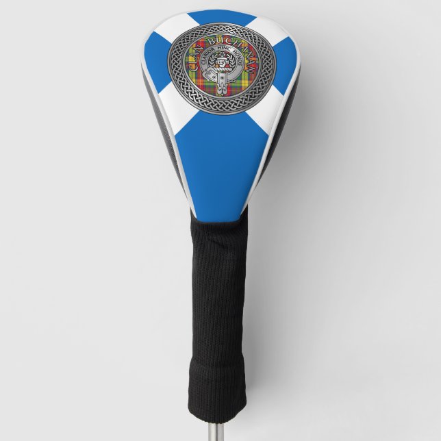 Couvre-club De Golf Clan Buchanan Crest & Tartan Knot (Devant)