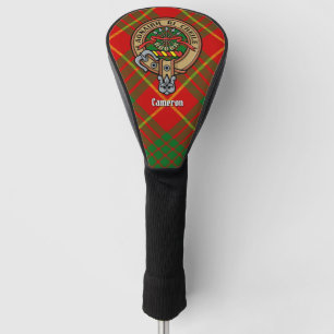 Couvre-club De Golf Clan Cameron Crest sur Tartan