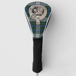 Couvre-club De Golf Clan Campbell Crest & Dress Tartan