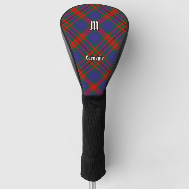 Couvre-club De Golf Clan Carnegie Tartan (Devant)