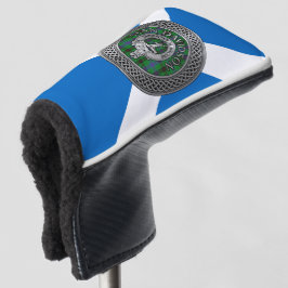 Couvre-club De Golf Clan Davidson Crest & Tartan Knot