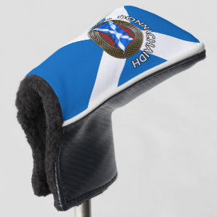 Couvre-club De Golf Clan Donnachaidh Robertson Tartan Knot & Flag
