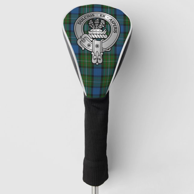 Couvre-club De Golf Clan Ferguson Crest & Atholl Tartan (Devant)