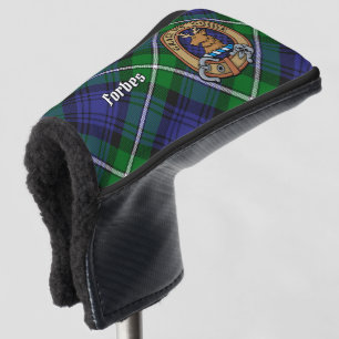 Couvre-club De Golf Clan Forbes Crest sur Tartan