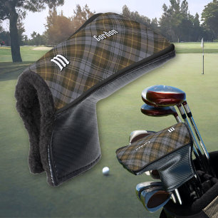 Couvre-club De Golf Clan Gordon Tartan Patiné Tartan