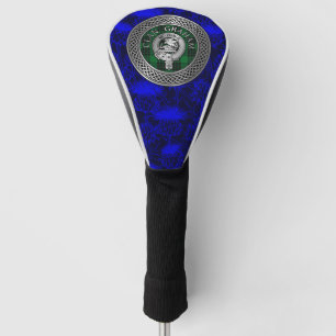 Couvre-club De Golf Clan Graham Crest & Tartan Knot