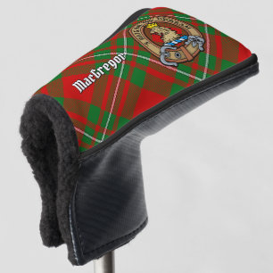 Couvre-club De Golf Clan Gregor Crest sur Tartan